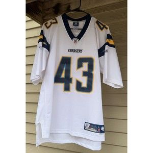 Darren Sproles San Diego Chargers R eebok NFL Jersey Stitched White Mens L